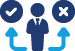 Efficient approval of multiple timesheets within a project or from multiple employees