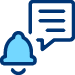 Receive alerts through SMS or email on comments left by the approvers during timesheet approval