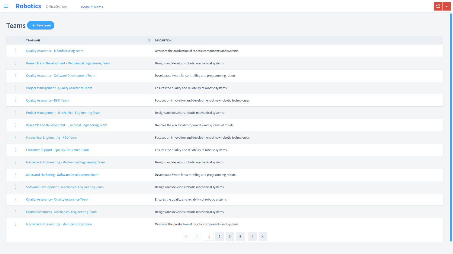 Robotics Timesheet Teams