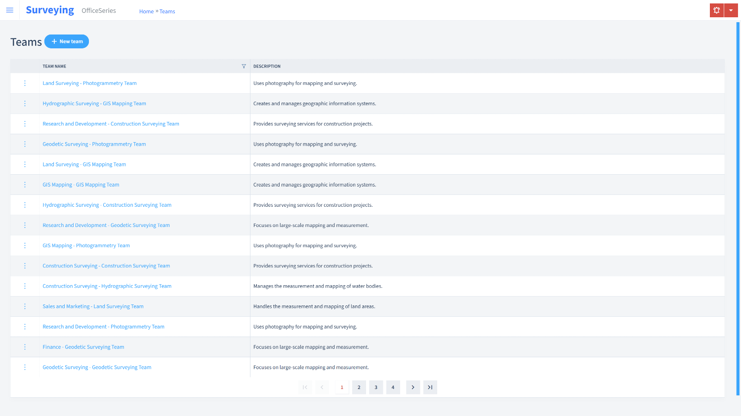 Surveying Timesheet Teams